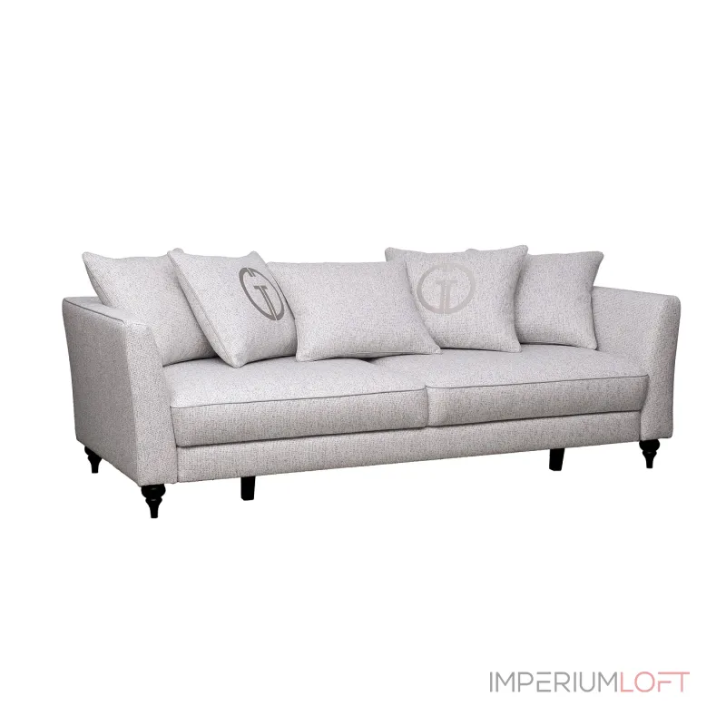 Диван трехместный GardaDecor Sorrento 187BD-SORRENTO(K)-230M-3K-Santo1902-SECRU+Nev83