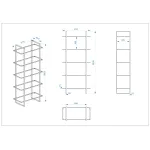 Стеллаж Garda Decor 47ED-00401