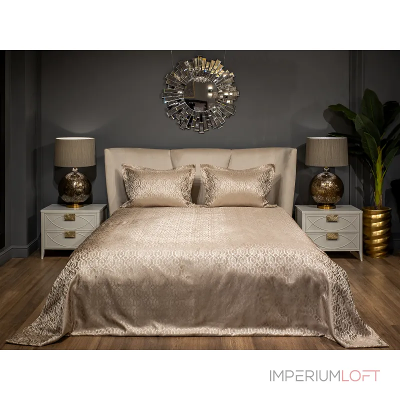 Покрывало бежевое Garda Decor 121GD-H110/220-POKR ED Покрывало бежевое Garda Decor 121GD-H110/220-POKR ED
