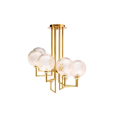 Люстра на штанге GardaDecor K2KG01P-8G