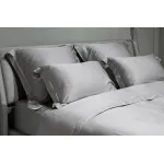 Простыня на резинке 200*180 серый GardaDecor Сопрано 131SH-4250-PROS REZ SOPR SER