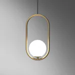 Подвесной светильник Matthew McCormick hoop 40 Gold MILA Pendant от ImperiumLoft