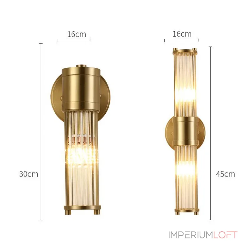 Бра Imperium Collection Claridges 123209-01 Brass Бра Imperium Collection Claridges 123209-01 Brass
