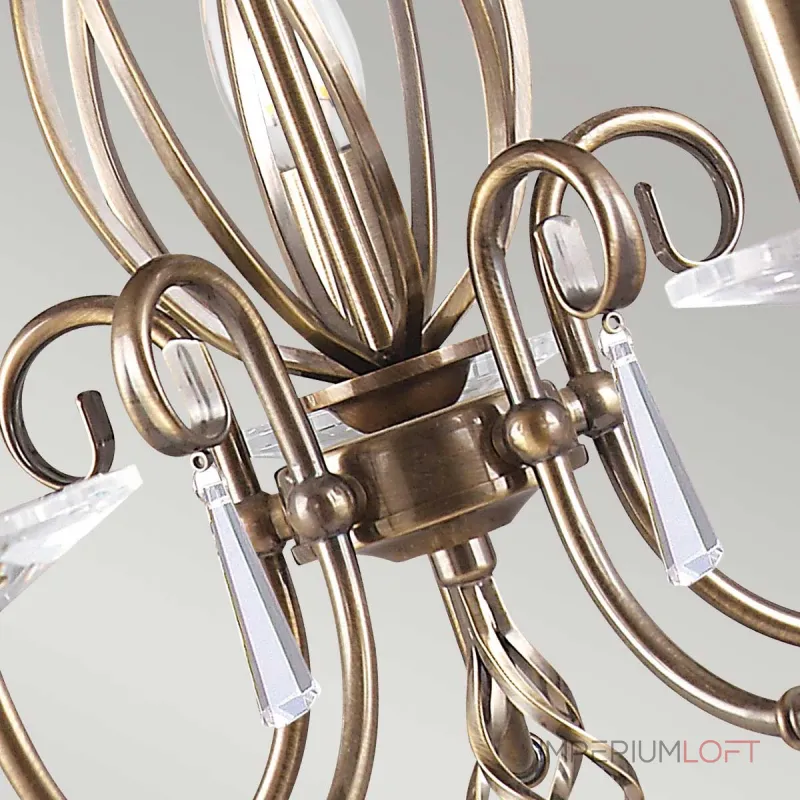 Люстра Elstead Lighting Aegean AG5-AGED-BRASS Люстра Elstead Lighting Aegean AG5-AGED-BRASS