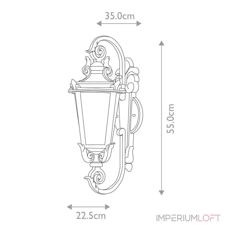 Настенный фонарь Elstead Lighting Baltimore BT1-M