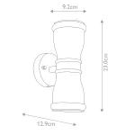 Настенный фонарь Elstead Lighting Malvern GZH-MALV