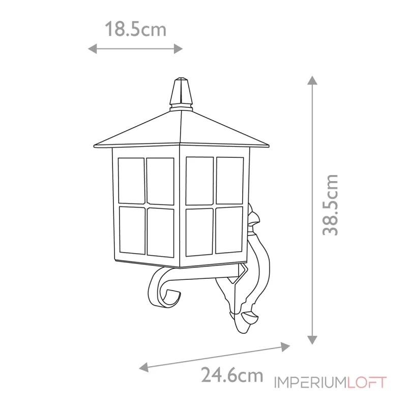 Настенный фонарь Elstead Lighting Winchester BL17-BLACK Настенный фонарь Elstead Lighting Winchester BL17-BLACK