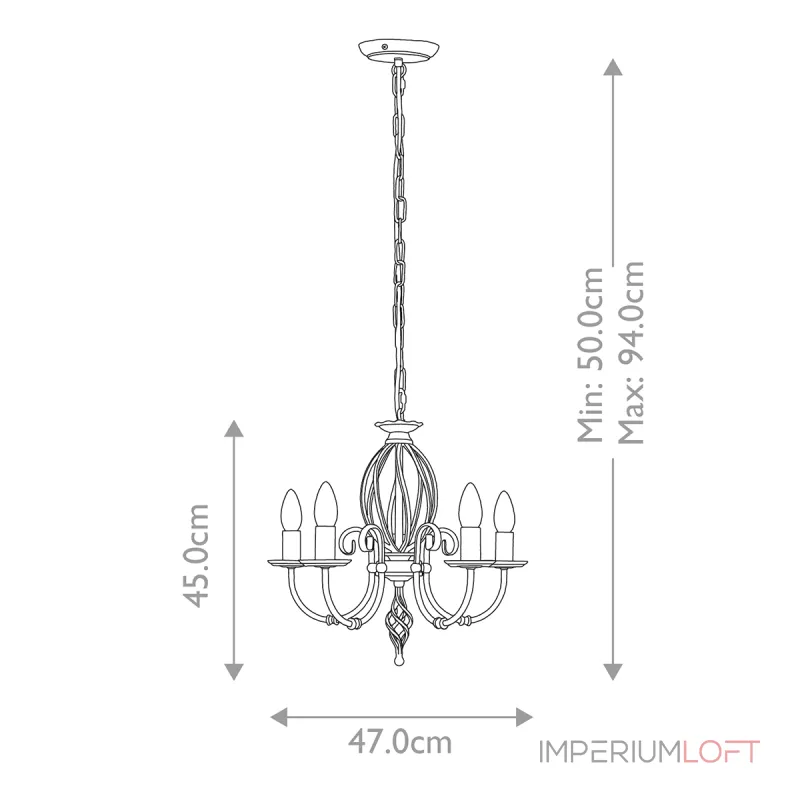 Люстра Elstead Lighting Artisan ART5-BLACK