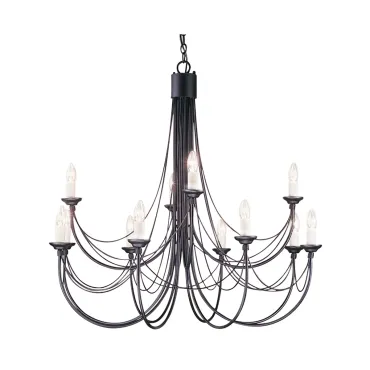 Люстра Elstead Lighting Carisbrooke CB12-BLACK