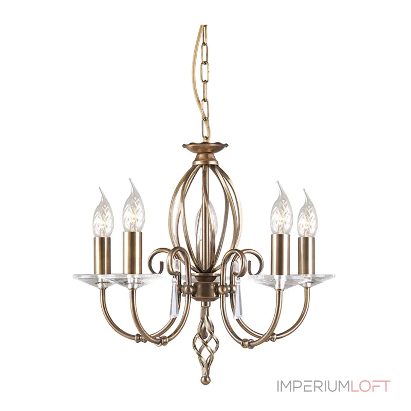 Люстра Elstead Lighting Aegean AG5-AGED-BRASS Люстра Elstead Lighting Aegean AG5-AGED-BRASS