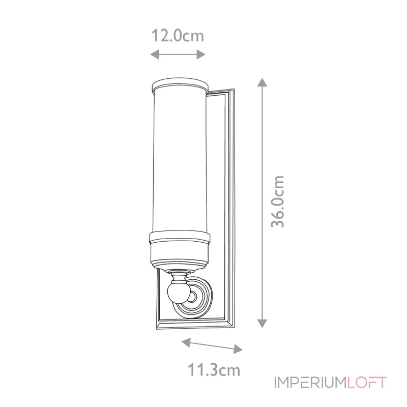 Бра для ванных комнат Elstead Lighting Worcester BATH-WS1