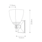 Бра для ванных комнат Elstead Lighting Shirebrook BATH-SB1