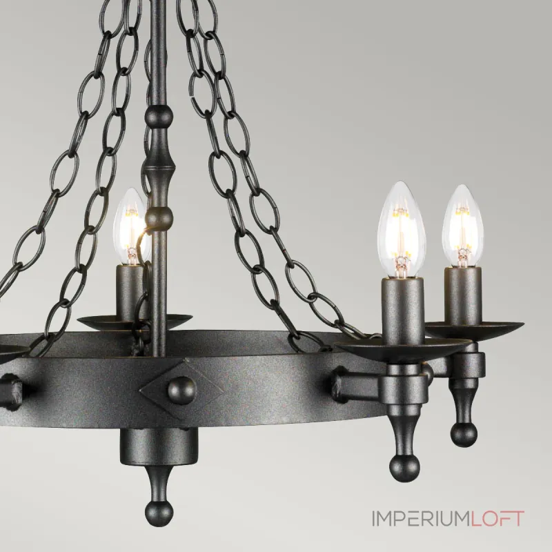 Люстра Elstead Lighting Warwick WR5-GRAPHITE