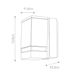 Настенный фонарь Elstead Lighting Jannik JANNIK-LED1