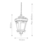 Подвесной фонарь Kichler Tournai KL-TOURNAI8G-XL