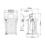 Бра Quoizel Riggs QZ-RIGGS1-BATH-WS