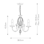 Люстра Elstead Lighting Aegean AG3-POL-BRASS