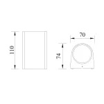 Настенный фонарь Natural Concepts Dwell NC-013332-SB