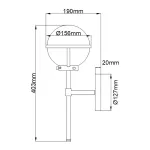 Бра для ванных комнат Hinkley Hollis HK-HOLLIS1-O-HB-BATH