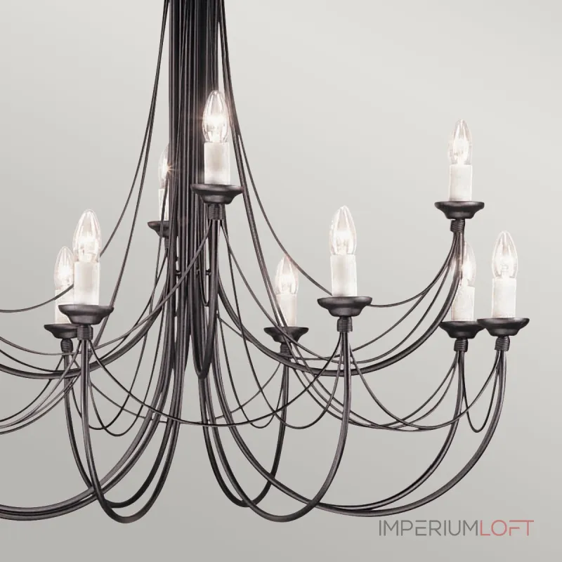 Люстра Elstead Lighting Carisbrooke CB12-BLACK