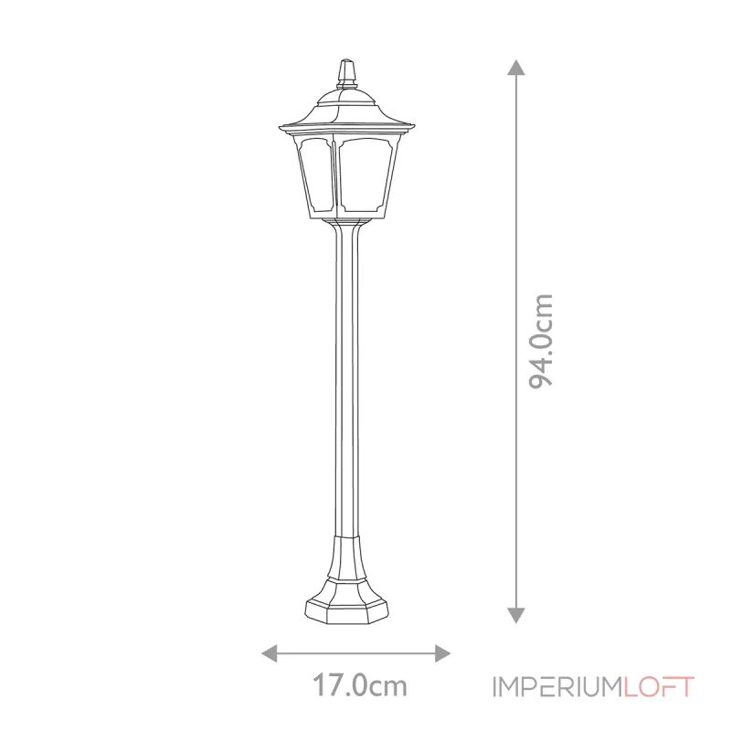 Фонарный столб Elstead Lighting Chapel CPM5-BLACK Фонарный столб Elstead Lighting Chapel CPM5-BLACK