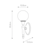 Бра для ванных комнат Elstead Lighting Dryden BATH-DRYDEN4-PC