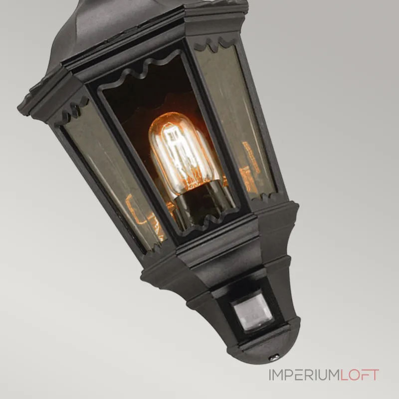 Настенный фонарь Elstead Lighting Medstead half MD7-PIR-BLACK