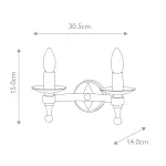 Бра Elstead Lighting Warwick WR2-GRAPHITE
