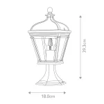 Фонарь-пьедестал Elstead Lighting Bayview BAYVIEW-3M-BK