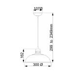 Подвесной светильник Elstead Lighting Franklin FRANKLIN-P-RED