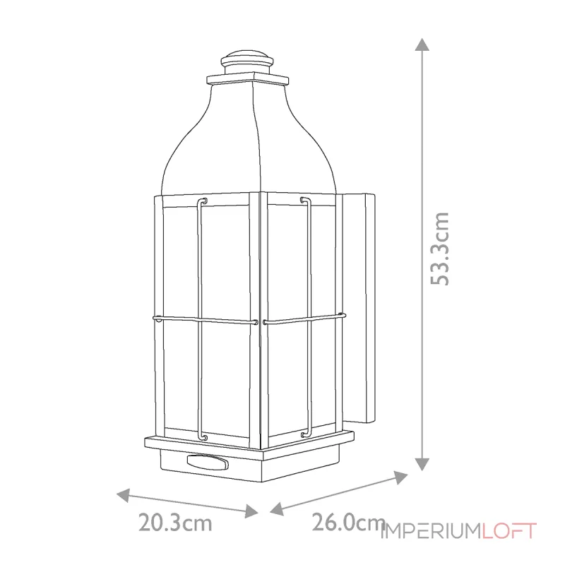 Настенный фонарь Hinkley Bingham HK-BINGHAM-L