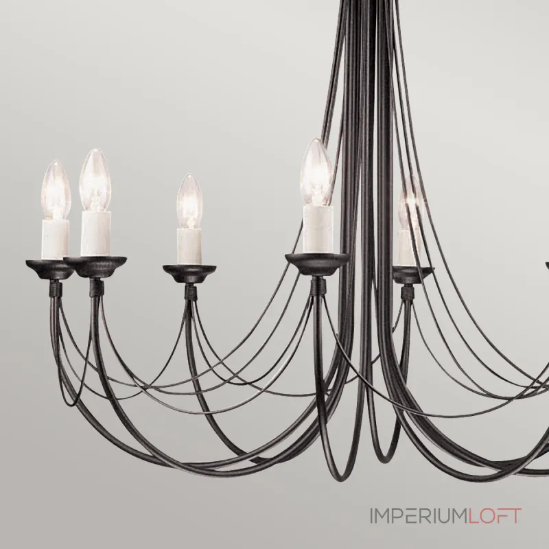 Люстра Elstead Lighting Carisbrooke CB8-BLACK