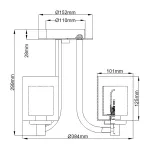 Потолочный светильник для ванной Quoizel Kolt QZ-KOLT-SF-PC-BATH