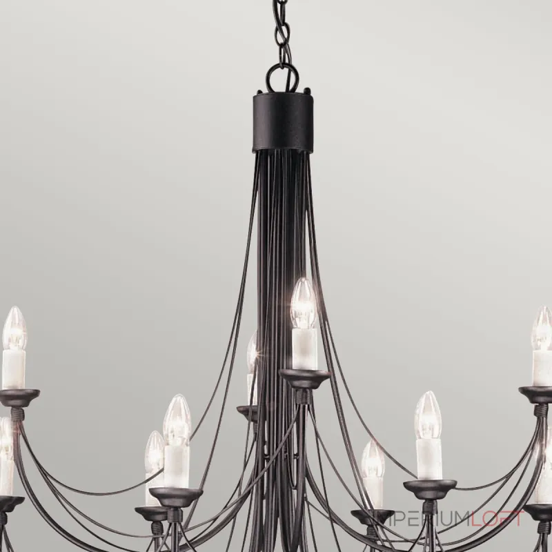 Люстра Elstead Lighting Carisbrooke CB12-BLACK