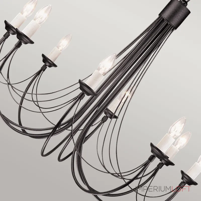 Люстра Elstead Lighting Carisbrooke CB8-BLACK