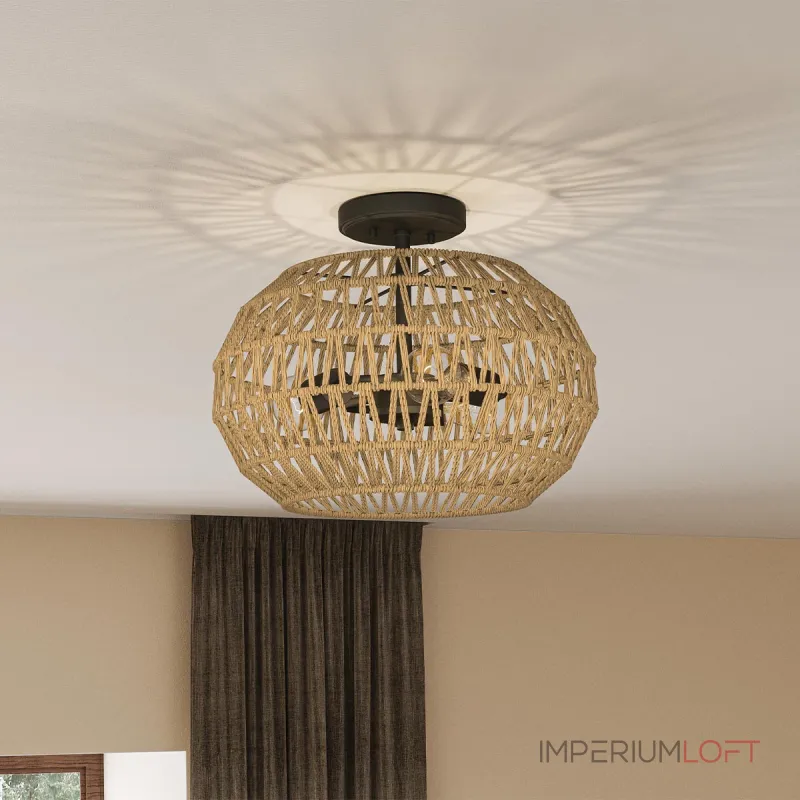 Потолочный светильник Quoizel Casablanca QZ-CASABLANCA-3SF-PBZ