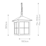 Подвесной фонарь Elstead Lighting Winchester BL18B-BLACK
