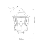 Настенный фонарь Elstead Lighting Norfolk NR7-2-BLK