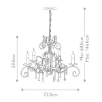Люстра Elstead Lighting Amarilli AML5-BRONZE