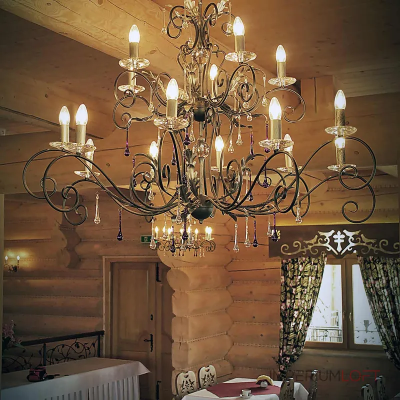 Люстра Elstead Lighting Amarilli AML15-BRONZE Люстра Elstead Lighting Amarilli AML15-BRONZE