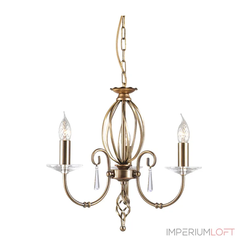 Люстра Elstead Lighting Aegean AG3-AGED-BRASS Люстра Elstead Lighting Aegean AG3-AGED-BRASS