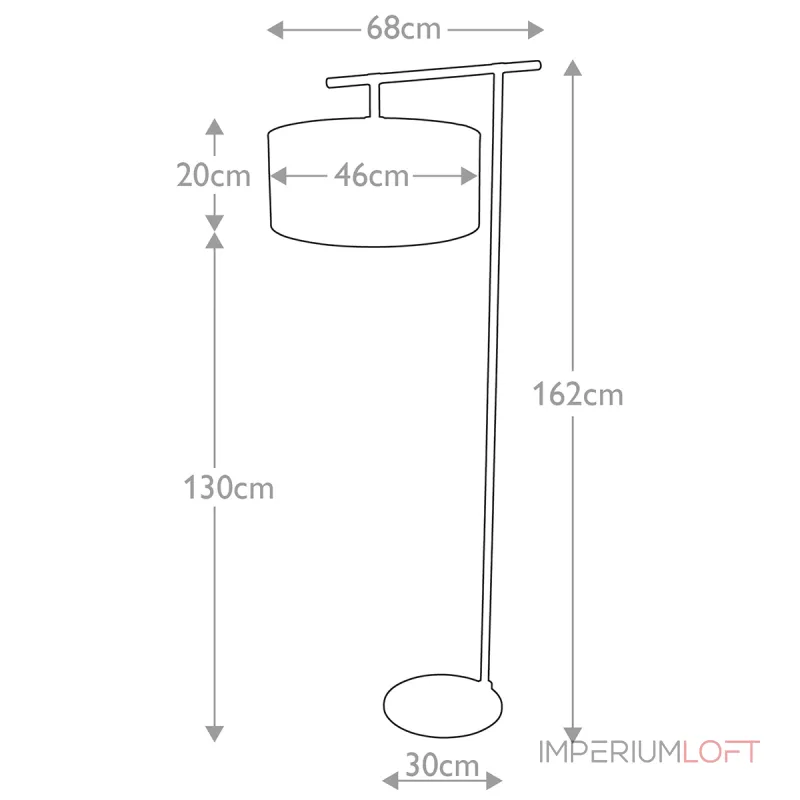 Торшер Elstead Lighting Balance BALANCE-FL-BKPB