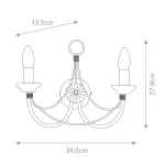 Бра Elstead Lighting Carisbrooke CB2-BLACK