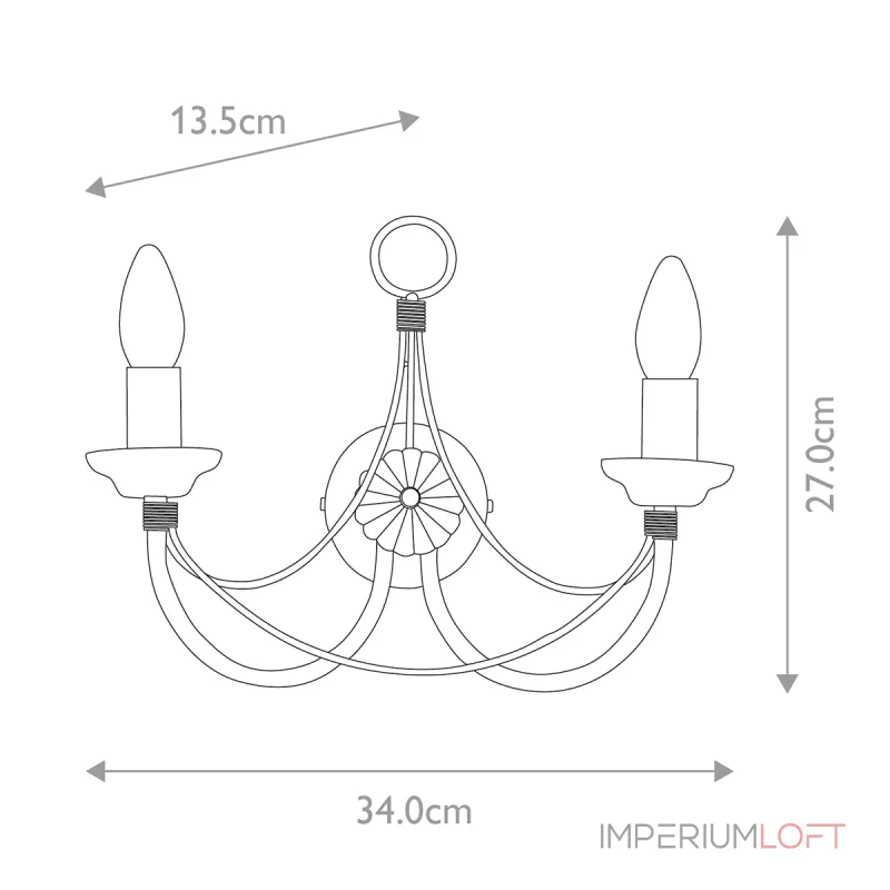 Бра Elstead Lighting Carisbrooke CB2-BLACK