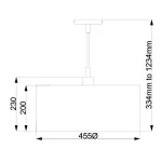Подвесной светильник Elstead Lighting Balance BALANCE-P-BRPB