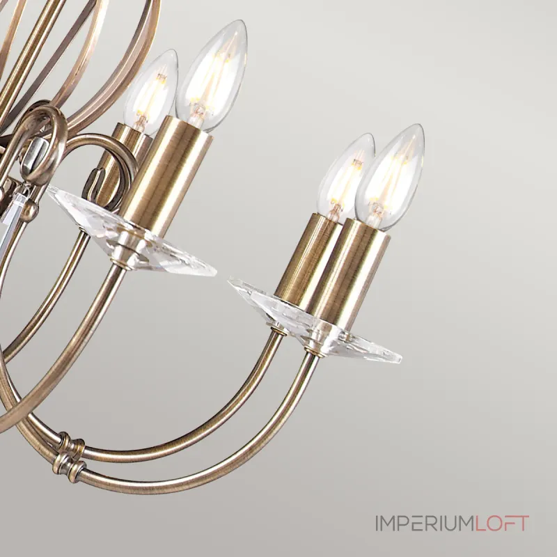 Люстра Elstead Lighting Aegean AG8-AGED-BRASS Люстра Elstead Lighting Aegean AG8-AGED-BRASS
