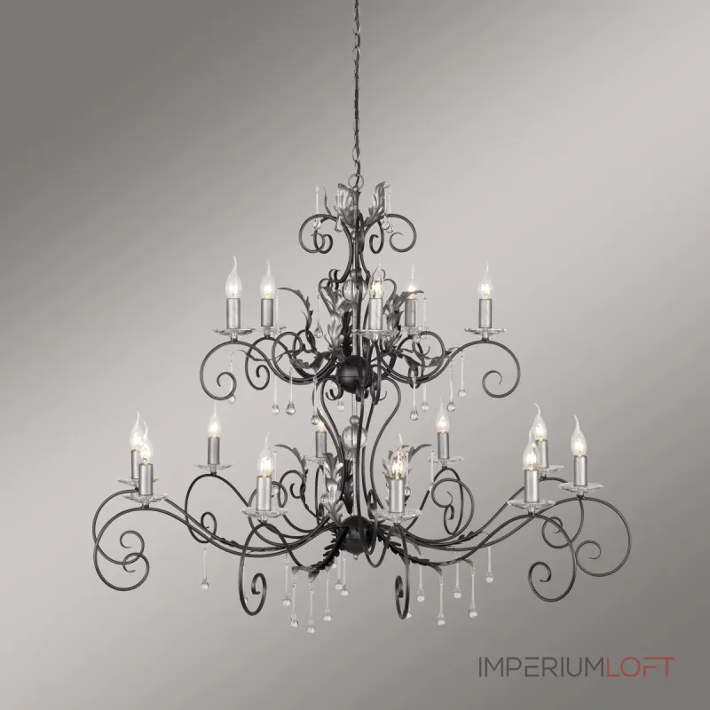 Люстра Elstead Lighting Amarilli AML15-BLK-SILVER Люстра Elstead Lighting Amarilli AML15-BLK-SILVER