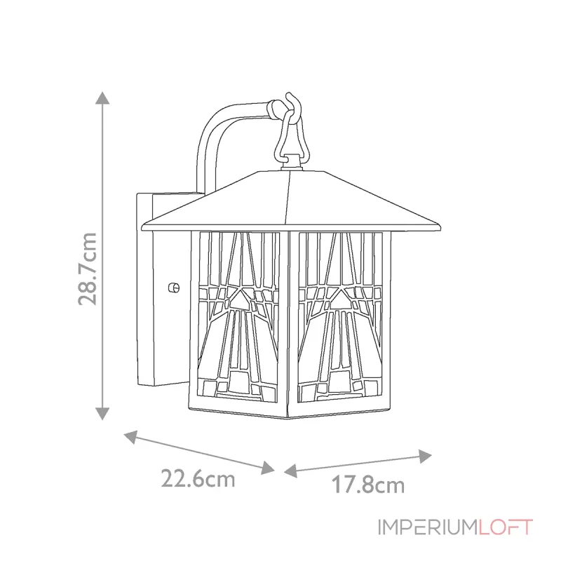 Настенный фонарь Quoizel Inglenook QZ-INGLENOOK2-S Настенный фонарь Quoizel Inglenook QZ-INGLENOOK2-S