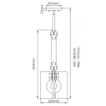 Подвесной светильник Hinkley Ludlow QN-LUDLOW-1P-PN