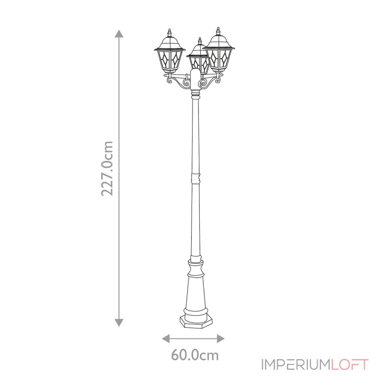Фонарный столб Elstead Lighting Norfolk NR8-BLK Фонарный столб Elstead Lighting Norfolk NR8-BLK